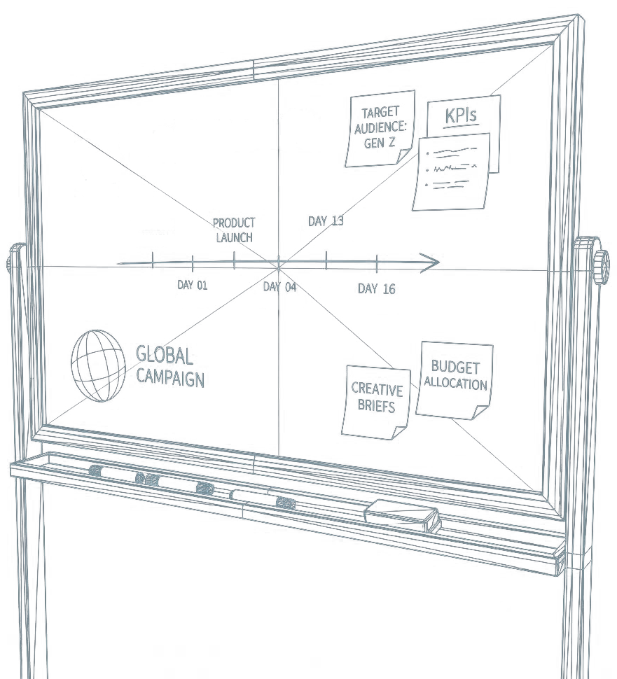 Ad agency illustration